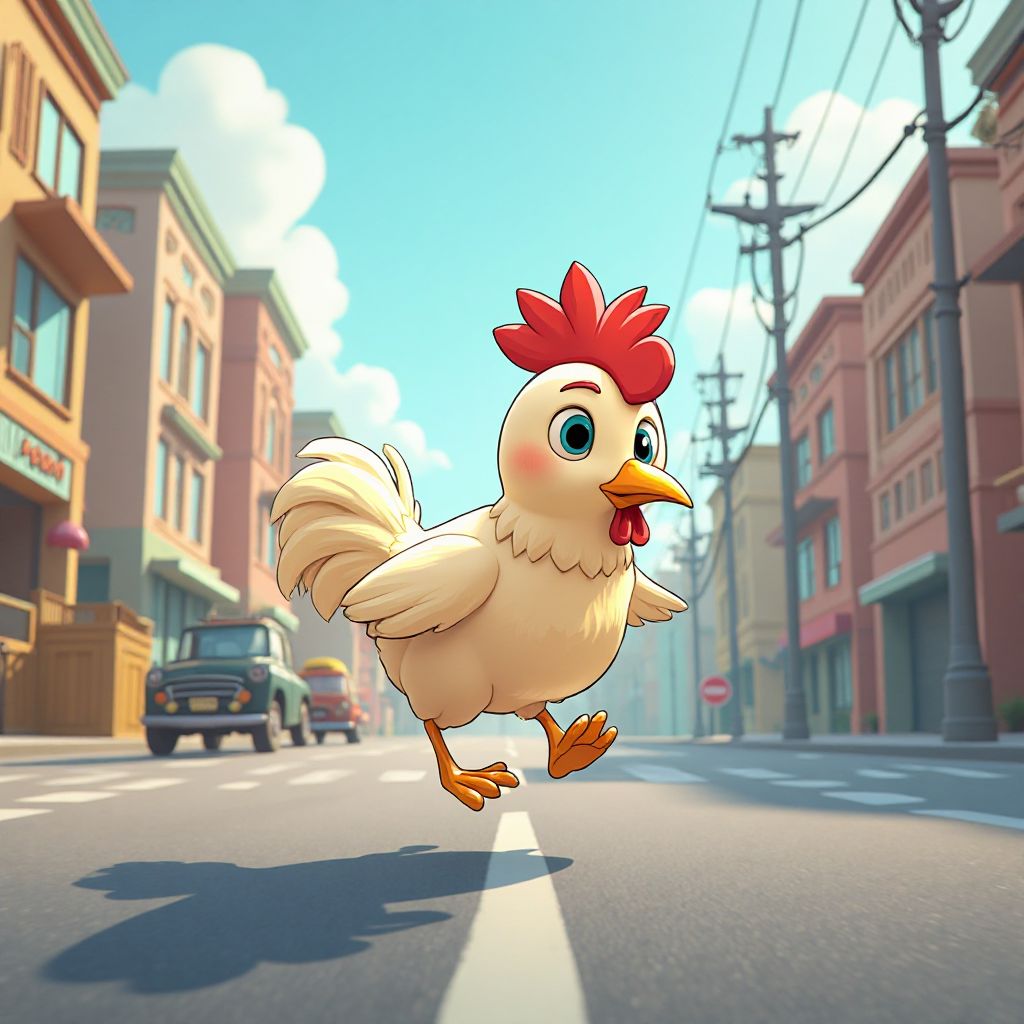 Zrzut ekranu z rozgrywki Chicken Road