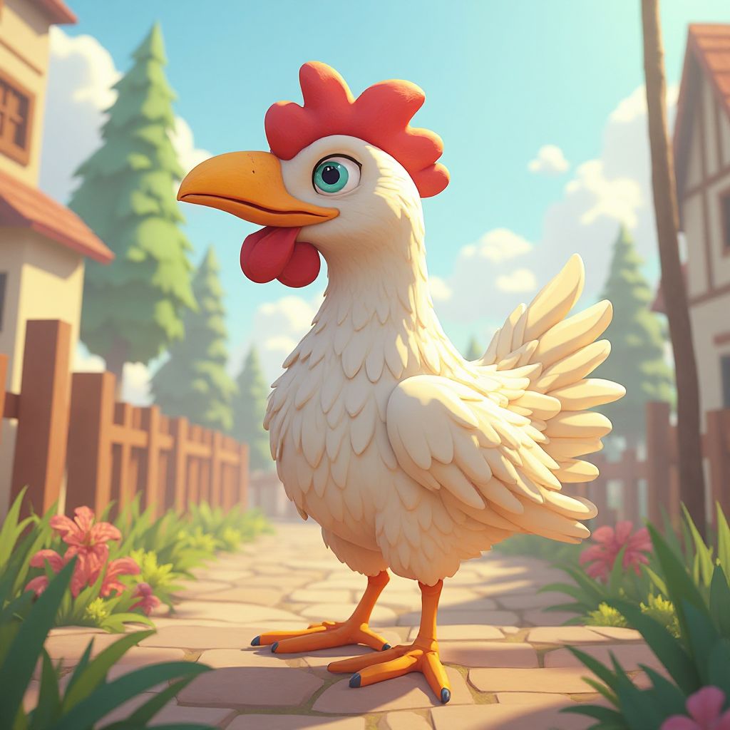 Zrzut ekranu z rozgrywki Chicken Road